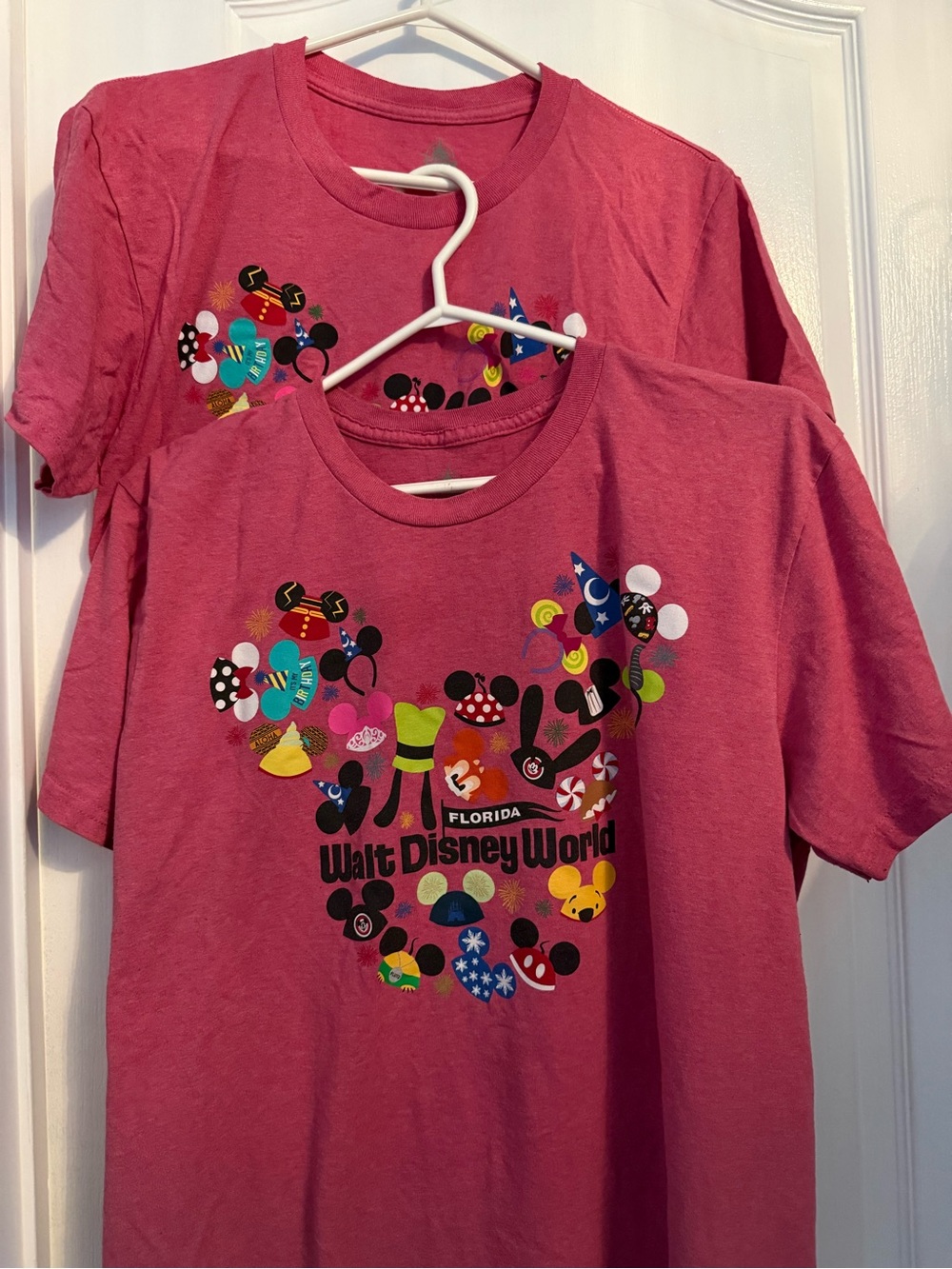 Disney washed look Pink Walt Disney World Mickey Ears Graphic Tee - Disney Parks